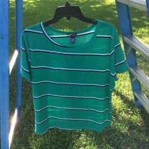 Green Striped T-Shirt